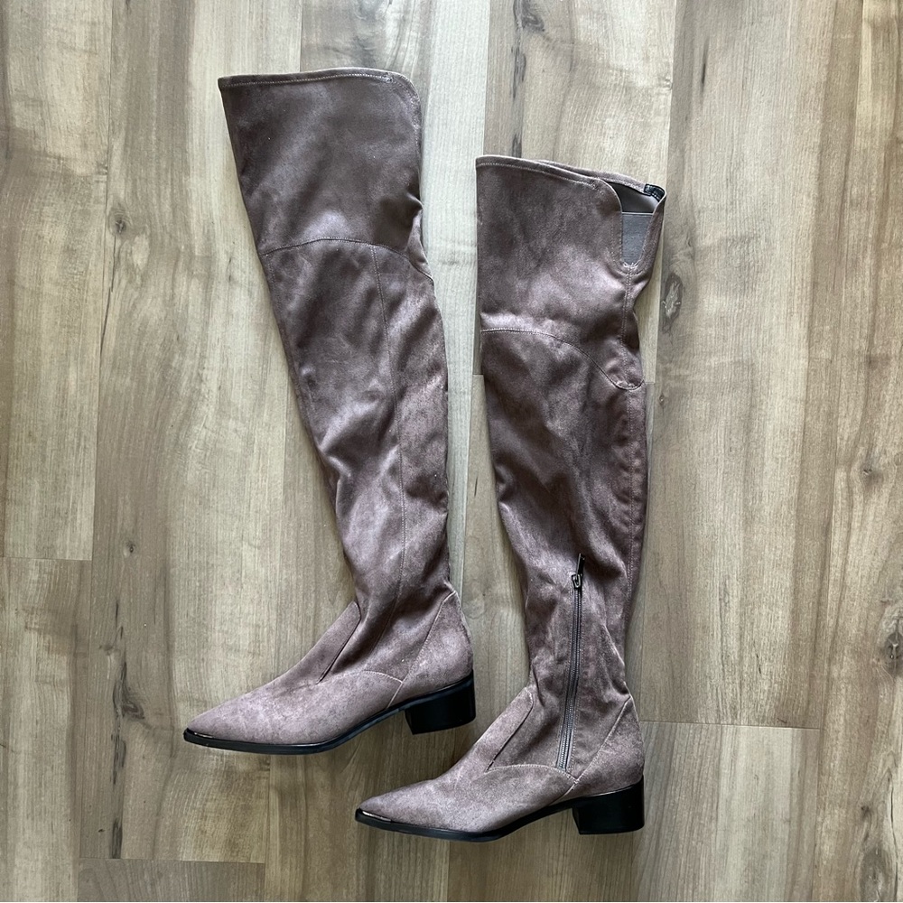 Marc Fisher Over the Knee Suede Boots 7.5